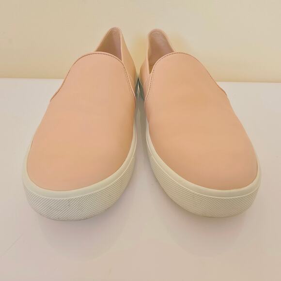 Vince Women's Pink Blair 5 Slip-On Leather Sneakers Shoe Loafers Size 7 - Picture 4 of 8